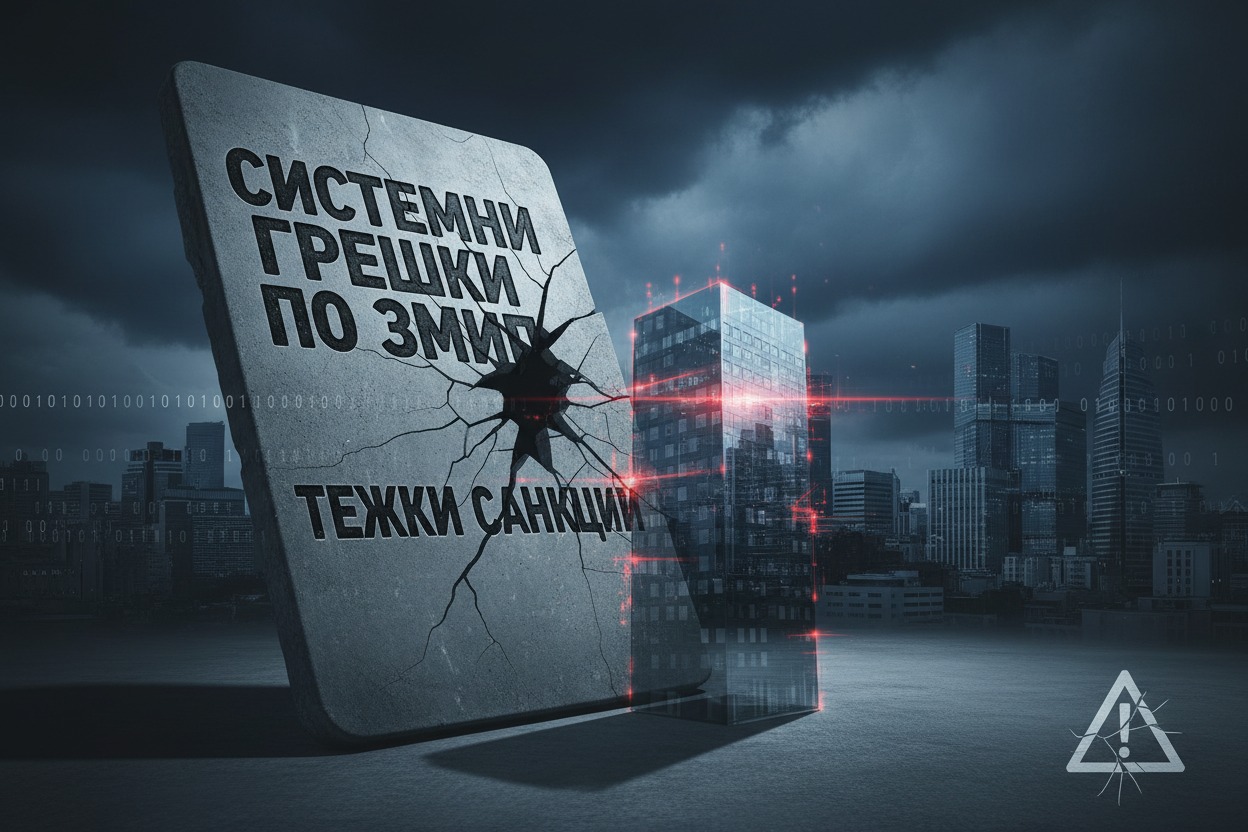 Системни грешки по Закона за мерките срешу изпиране на пари (ЗМИП), които застрашават работещия Ви бизнес с глоби и/или имуществени санкции.